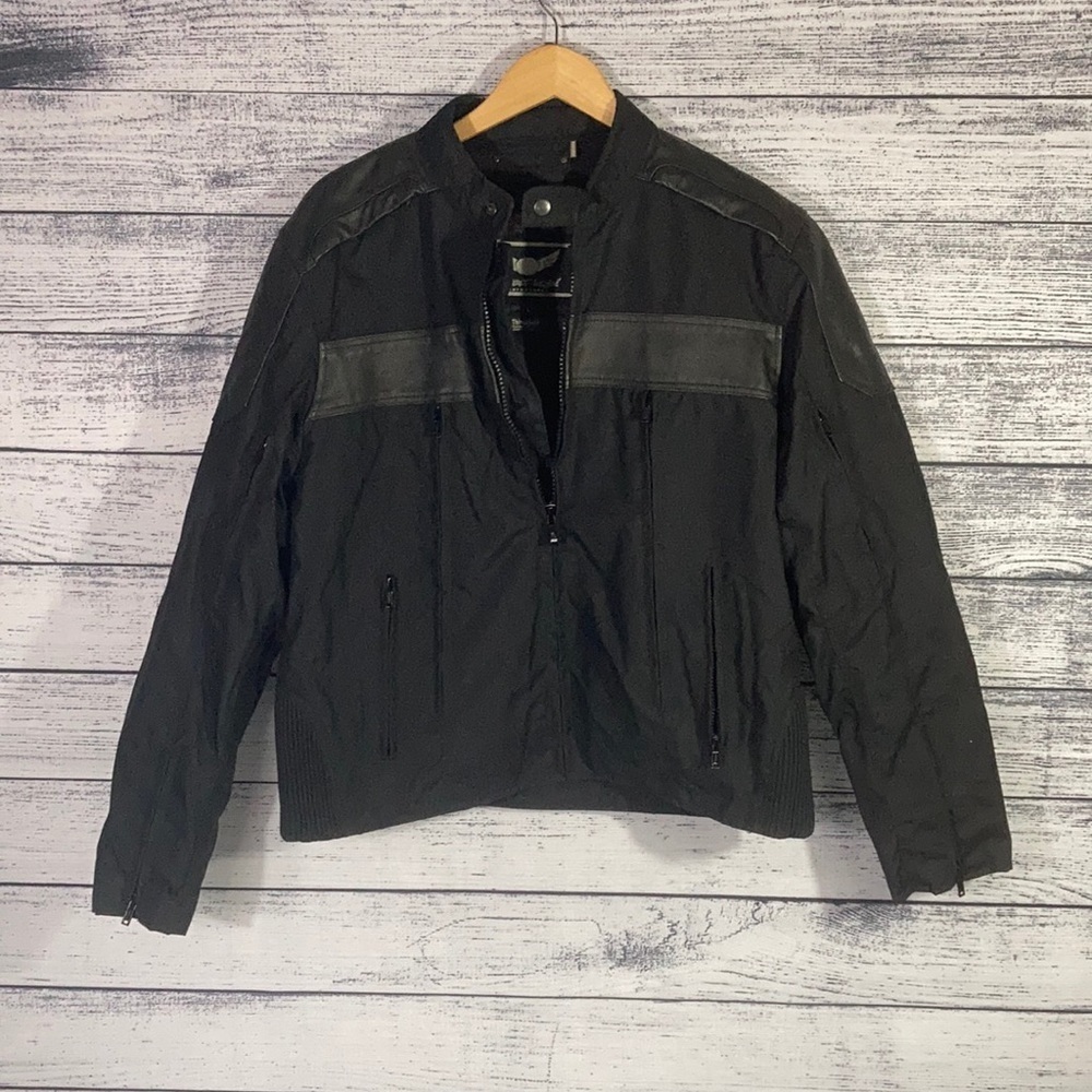 Street Legal Performance Leather & Textile Biker Jacket 2 in 1